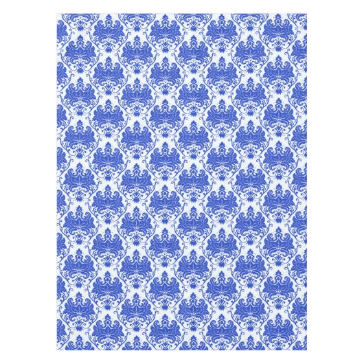 Blue Royal Damask Tischdecke (Vorderseite)