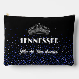 Blue Royal Glitz Pageant Pocket Accessory Bag Zubehörtasche