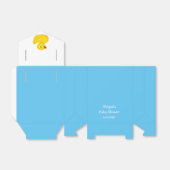 Blue Rubber Duck Baby Duck Personalisiert Geschenkschachtel (Ungefaltet)