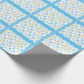 Blue Rubber Duck Boy Geschenkpapier (Ecke)