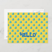 Blue Rubber Ducks von Ladenbesitzer anpassen Postkarte (Vorne/Hinten)