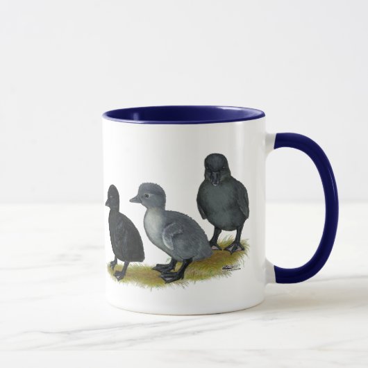 Blue Runner Ducklings Tasse (Rechts)