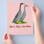 Blue Runner Ducks Flyer (Hand)