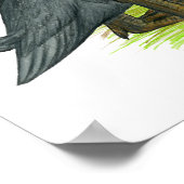 Blue Runner Ducks Poster (Ecke)