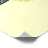 Blue Runner Ducks Poster (Ecke)