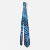 Blue Rush Neck Tie Krawatte (Rückseite)