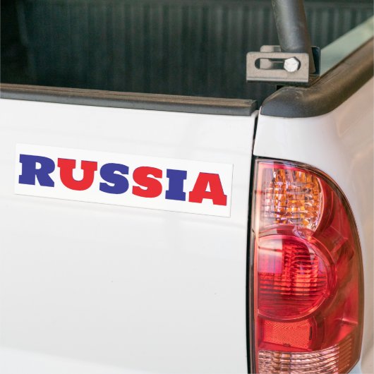 Blue Russland Red USA Autoaufkleber (Auf Lkw)