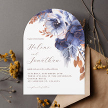 Blue Rust Terracotta Garden Elegante Hochzeit