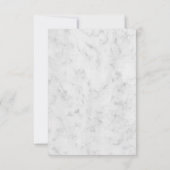 Blue Rustic Anchor Wedding RSVP Card (Rückseite)