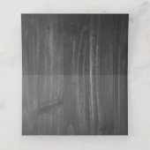 Blue Rustic Butterfly Empfang Platzkarte (Innenseite Aufgefaltet)