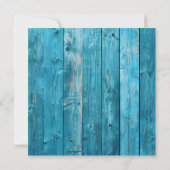 Blue Rustic Holz String Lights Chic Speichern Sie  (Rückseite)