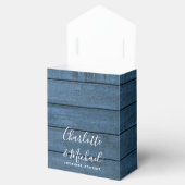 Blue Rustic Holz String Lights Mason Jars Wedding Geschenkschachtel (Geöffnet)