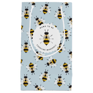 Blue Rustic Illustriert Bier Maßgeschneiderte Gesc Kleine Geschenktüte