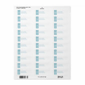 Blue Rustic Snowflake Holiday (Vorne)