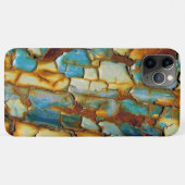 Blue Rusty Chipping Paint Case-Mate iPhone Hülle (Rückseite (Horizontal))