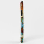 Blue Rusty Chipping Paint Case-Mate iPhone Hülle (Hinten/Rechts)
