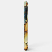 Blue Rusty Chipping Paint Case-Mate iPhone Hülle (Hinten/Links)