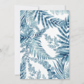 Blue Safari Animals 3. Geburtstag Einladung (Rückseite)