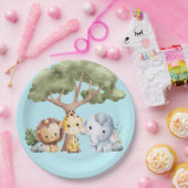 BLUE SAFARI BABY SHOWER PAPPTELLER (Party)