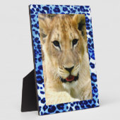 Blue Safari Fotoplatte (Seite)