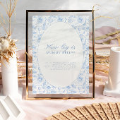 Blue Safari Toile de Jouy How Big is mummy Belly