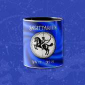 Blue Sagittarius Tasse
