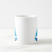 Blue Sailboat  Kaffeetasse (Mittel)