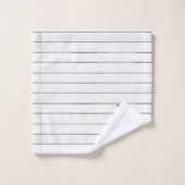 Blue Sailboat Nautic Shiplap Badetuch Set (Waschlappen)