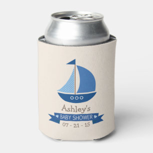 Blue Sailboat, Schönheitsbabydusche Dosenkühler