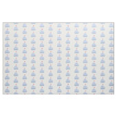 Blue Sailboote Stoff (Yard (91,4 cm))
