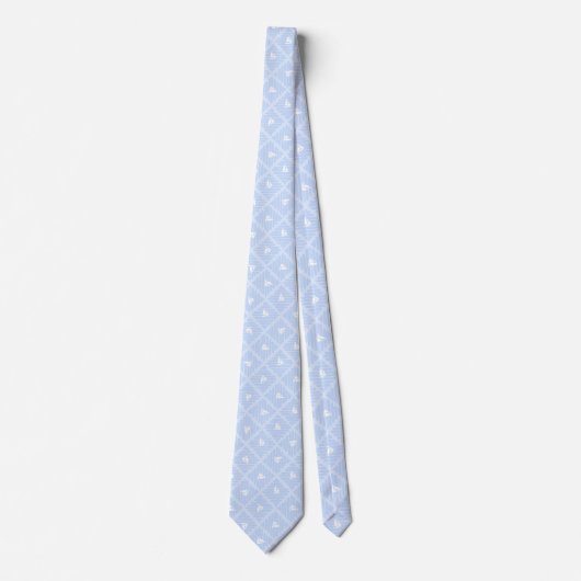 Blue Sailing Neck TIe Krawatte (Vorderseite)