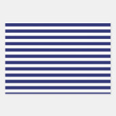 Blue Sailor Stripe (groß) Geschenkpapier Set (Vorderseite 2)