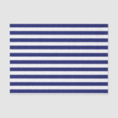 Blue Sailor Stripe (groß) Seidenpapier (Vorderseite)