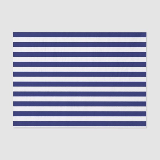 Blue Sailor Stripe (groß) Seidenpapier (Vorderseite)