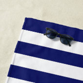 Blue Sailor Stripe (groß) Strandtuch (Beispiel)