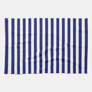 Blue Sailor Stripe (kleiner Maßstab) Geschirrtuch