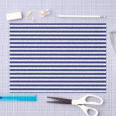 Blue Sailor Stripe (kleiner Maßstab) Seidenpapier (Handwerk)