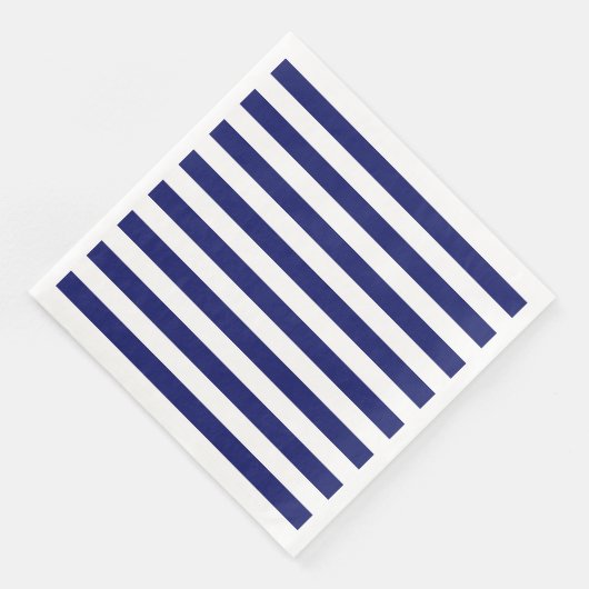Blue Sailor Stripe Serviette (Ecke)