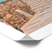 Blue Sakhi Shrine Moschee in Kabul Afghanistan Poster (Ecke)