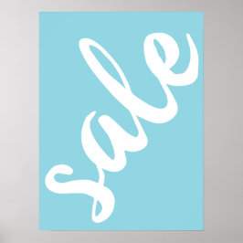 Blue Sale, 18x24 Spring Season Sale Poster