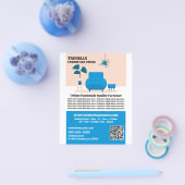 Blue Salon - Möbelgeschäft Vertrieb Flyer (Einzeln)