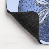 Blue Sand Dollar Mousepad (Ecke)