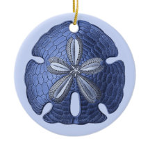 Blue Sand Dollar Ornament