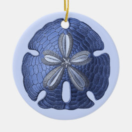 Blue Sand Dollar Ornament