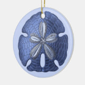 Blue Sand Dollar Ornament (Links)