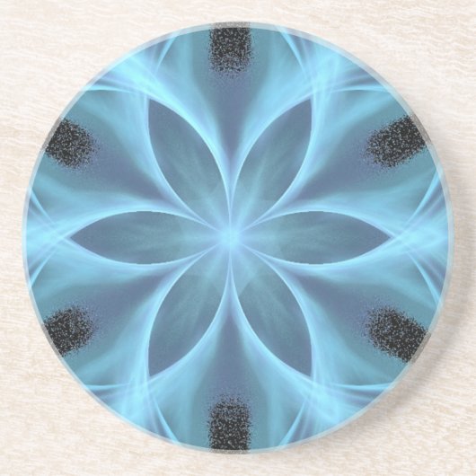 Blue Sand Dollar Sandstein Untersetzer (Vorne)
