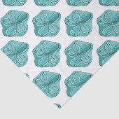 Blue Sand Dollar Seidenpapier (Ausschnitt)