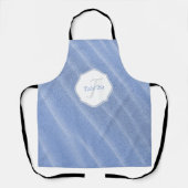 Blue Sand Ripples Personalisierte Schürze (Vorderseite)