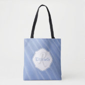 Blue Sand Ripples Personalisierte Tasche (Vorderseite)