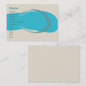 Blue Sandal - Chubby Visitenkarte (Vorne/Hinten)